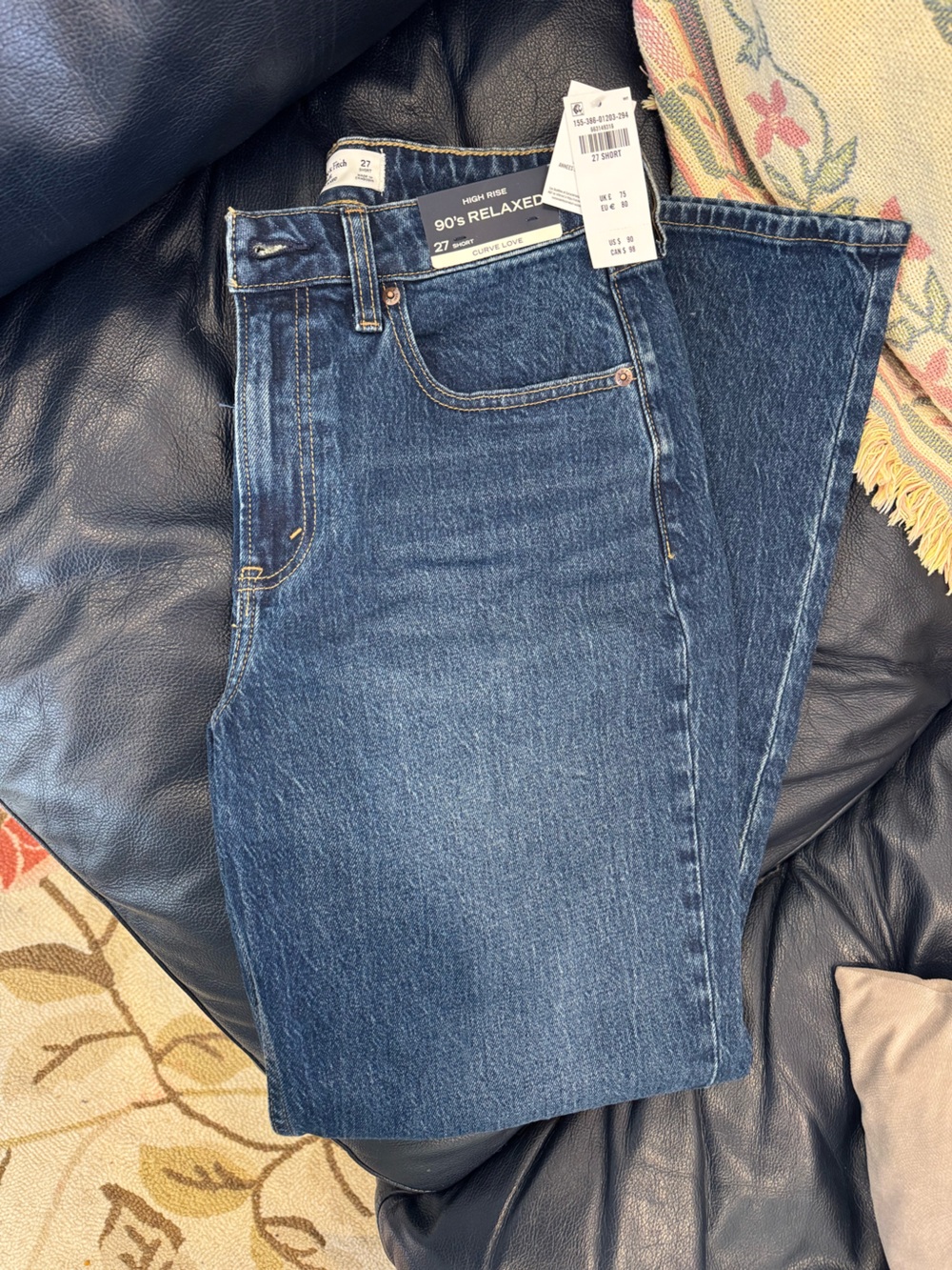 Abercrombie High Rise 90's Relaxed Curve Love